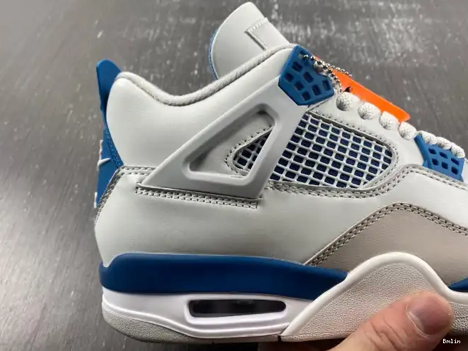 Bmlin Shoes FV5029-141 Military Jordan Blue 4 Air 0609